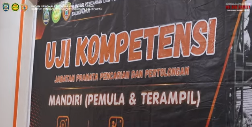 PEMBUKAAN UJI KOMPETENSI KANTOR PENCARIAN DAN PERTOLONGAN BALIKPAPAN